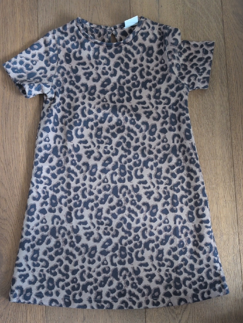 Zara Leopard Print Short Sleeve Dress